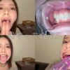 【個人撮影】彩川ゆめの喉チン触り＆開口器Wピース